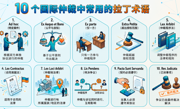 国际仲裁中常用的10个拉丁语术语