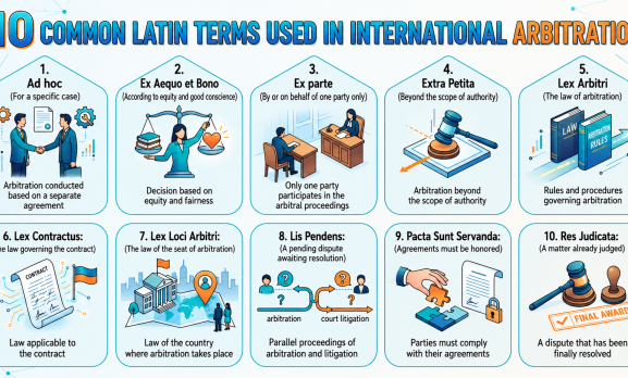 10 COMMON LATIN TERMS IN INTERNATIONAL ARBITRATION