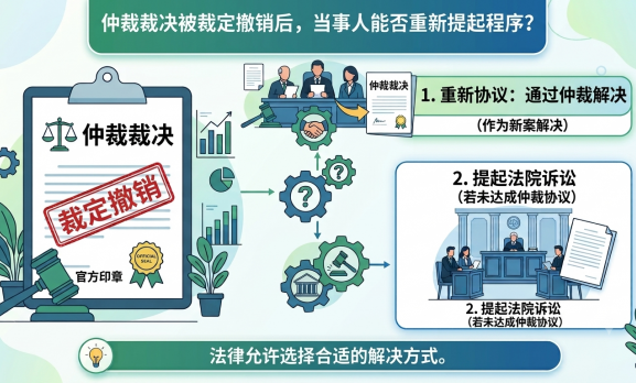仲裁裁决被撤销后，还可以重新提起诉讼或仲裁吗？