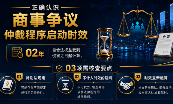 正确认识商事仲裁争议解决中的仲裁时效