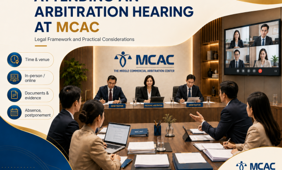 ATTENDING AN ARBITRATION HEARING AT MCAC: LEGAL FRAMEWORK AND PRACTICAL CONSIDERATIONS