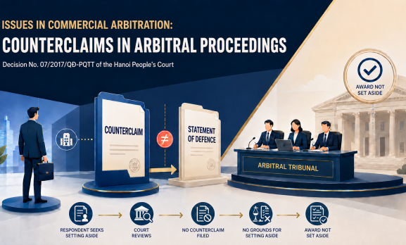 LEGAL COMMENTARY: COUNTERCLAIMS IN ARBITRAL PROCEEDINGS – DECISION NO. 07/2017/QĐ-PQTT OF THE PEOPLE'S COURT OF HANOI ON THE REFUSAL TO SET ASIDE AN ARBITRAL AWARD
