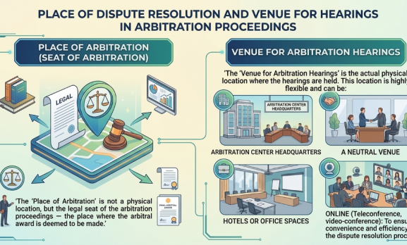 SEAT OF ARBITRATION AND PLACE OF HEARINGS IN ARBITRAL PROCEEDINGS