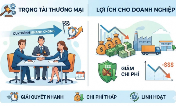TRỌNG TÀI THƯƠNG MẠI GIÚP DOANH NGHIỆP TIẾT KIỆM THỜI GIAN VÀ CHI PHÍ NHƯ THẾ NÀO?