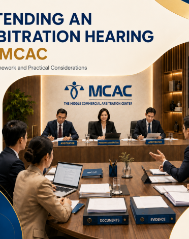 ATTENDING AN ARBITRATION HEARING AT MCAC: LEGAL FRAMEWORK AND PRACTICAL CONSIDERATIONS