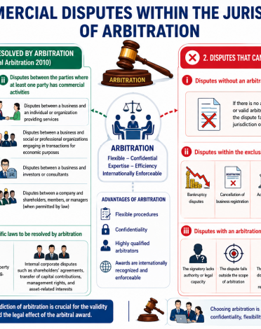 COMMERCIAL AND BUSINESS DISPUTES WITHIN THE JURISDICTION OF ARBITRATION